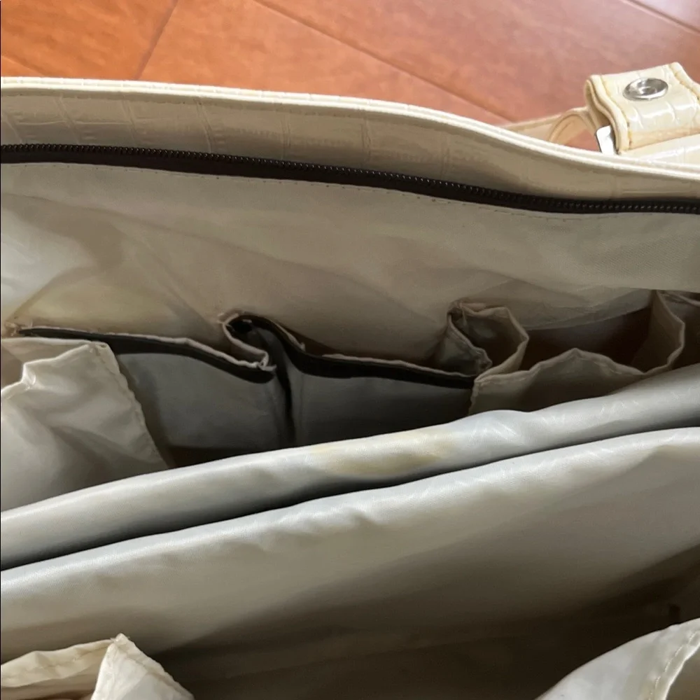 JM New York Large Travel Tote Lap Top Bag - Picture 4 of 6